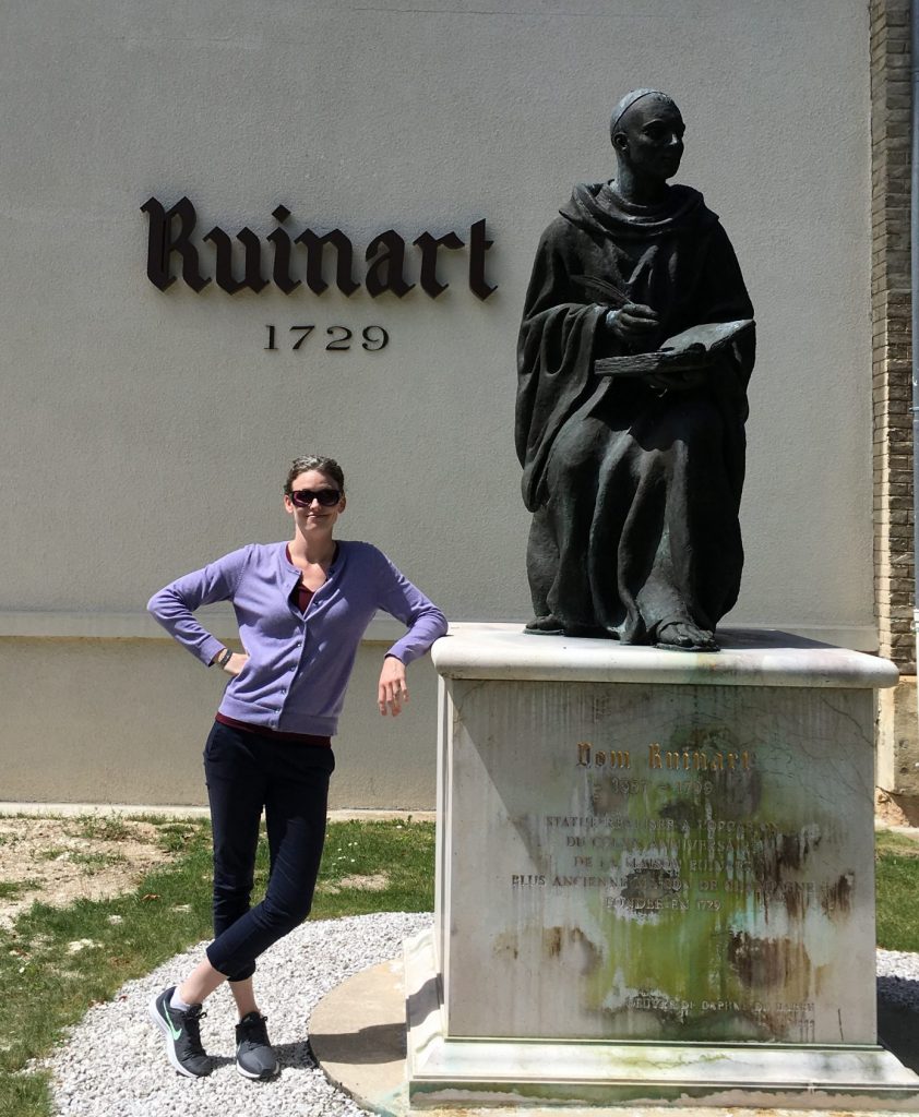 Me at Ruinart